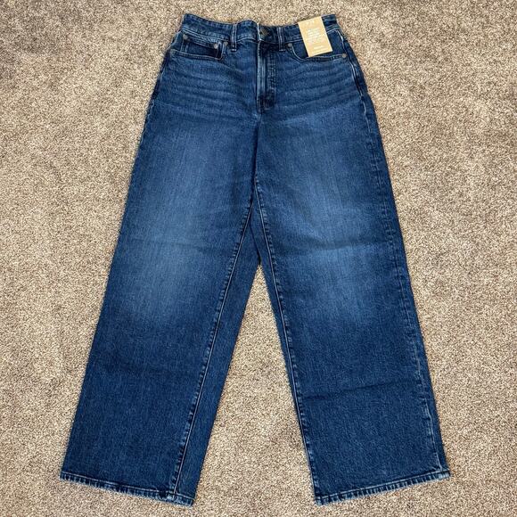 Madewell NWT Women's Size 28 The Curvy Perfect Vintage Wide Leg Jean Stretch - Picture 1 of 13